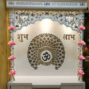 Elegant Floral Hanging Ornament For Doors, Temples