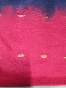 Red &amp; Blue Saree