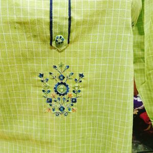 Embroidery Work Kurti For Women