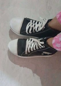 Used Black Sneakers