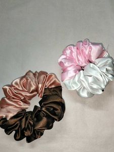 Dual Shade Scrunchies Pack Of 2