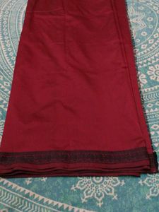 maroon saree