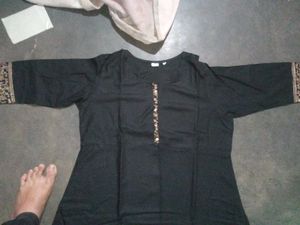 Elegant Black Kurta