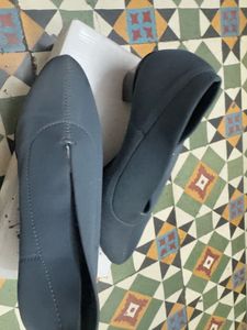 Elegant Blue Comfort Heels