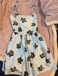 Cute Baby Blue Dress Adjustable Straps
