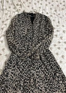 Chic Animal Print Dress