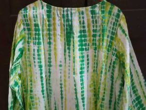BrandNew ElegantGreenTie-Dye Kurta Set
