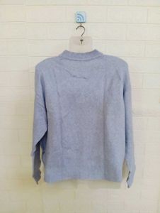 Zara Blue Knit Sweater
