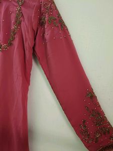 Onion Pink Handworked Kurta Set