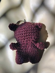 Crochet Bear Keychain