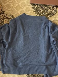 Cute Blue Button-Down Cardigan