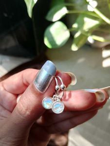 925 Silver Moonstone Drop Earrings