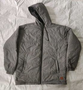 Stylish Gray Hooded Jacket