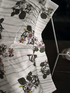 White Flower Printed New Palazzo