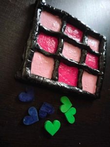 Heart Tic-Tac-Toe Dish