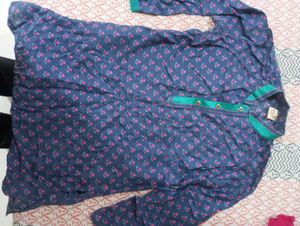 Floral Print Kurti Top
