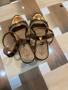 Elegant Bronze Sandals
