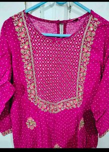 Pink Embroidered Salwar Kameez