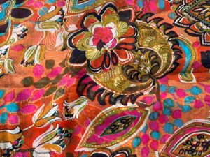 Salwar&amp; Dupatta  with Paisley and Floral Print