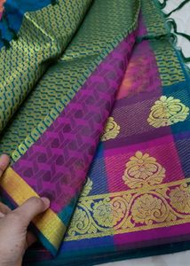 Colorful Checked Weave Throw