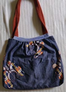 Reversible Patchwork Tote Bag