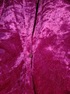 Velvet Blouse With Lehnga