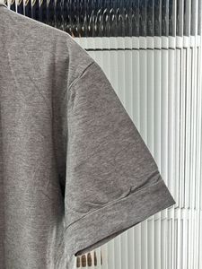 Gray Striped Polo Shirt