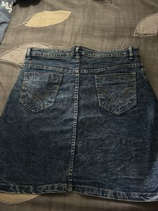 Denim Mini Skirt