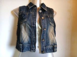 Denim Vest Size Small