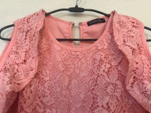 Lace Cold Shoulder Top