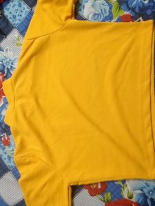 Yellow Crop Top