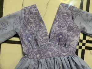 princess Floral Print Dress