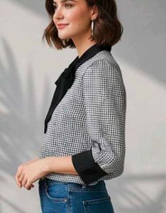 Tie-Neck Blouse