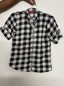 Gingham Check Button-Down