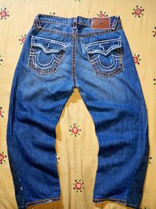 Distressed Denim Jeans