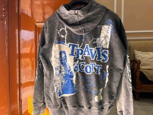 Acid Wash Graphic Hoodie