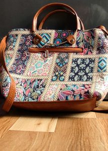 Boho Patchwork Mini Tote Bag with Coin Purse