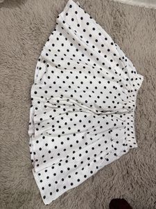 Polka Dot Mini Skort