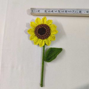 Handmade Crochet Sunflower