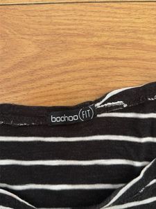 Striped Boohoo T-shirt