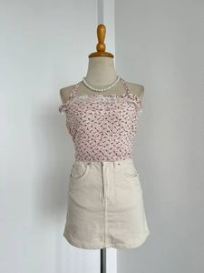 White Lace Floral Top