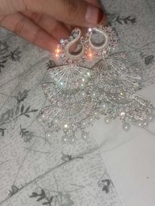 Statement Silver Earrings