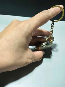 Vintage Rose clock Keychain