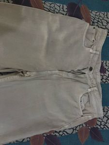 Beige Jeans