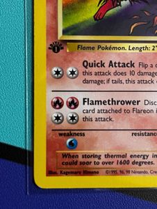 Flareon 1st Edition Pokemon Card (Vintage)