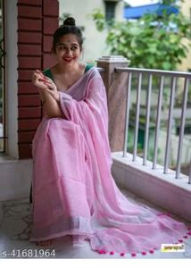 Baby Pink Saree