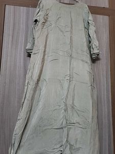 Embroidered Grey Kurti