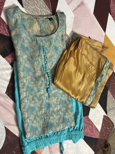 Kurta Pant & Dupatta Set Of 3