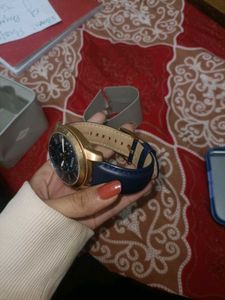 Real Fossil Leather Watch