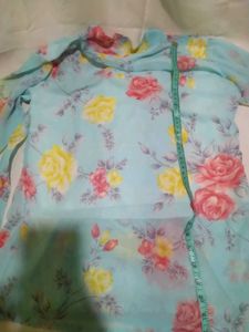 Floral Print Chiffon Blouse